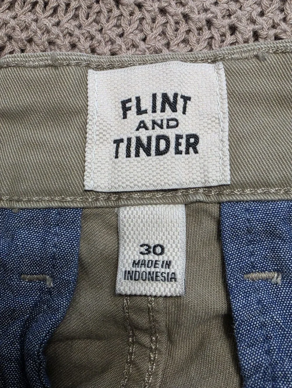 Flint & Tender Tan Mens Flat Front 7
